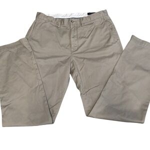 Polo Ralph Lauren Mens Classic Fit‎ Chino Pants Khaki Straight Leg Size 34x32